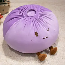 Peluche dumpling antiestrés acolchado, almohada de abrazo suave