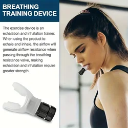Entrenador de respiración portátil para fortalecer los pulmones