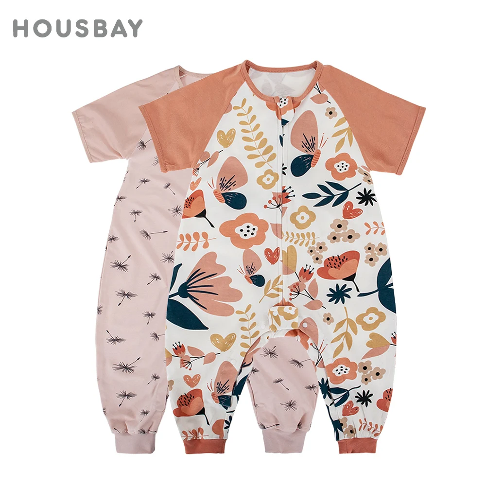 Pijama de verano niño piernas divididas cambio pañal
