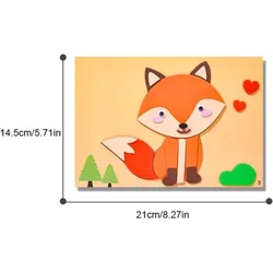 Rompecabezas de espuma EVA 3D con animales y dinosaurios para niños