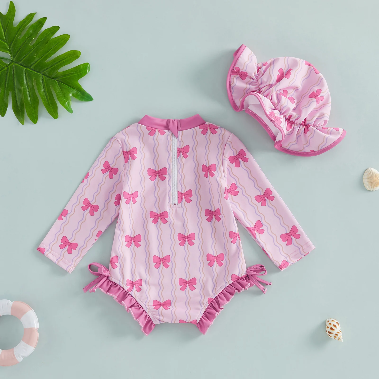 Bañador niña Tregren con lazo – Suave y cómodo para bebé - imagen 4