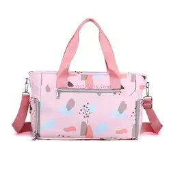 Bolsa de pañales espaciosa para bebé con compartimentos y bolsillos