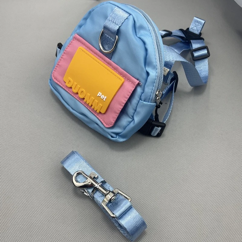 Bolsas para perros y accesorios de paseo – Set azul con treats para gatos - imagen 2