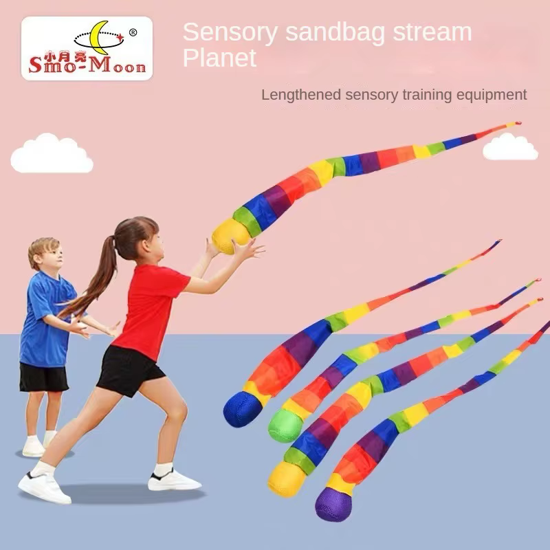 Bola sensorial arcoíris para niños - Juguete suave de desarrollo