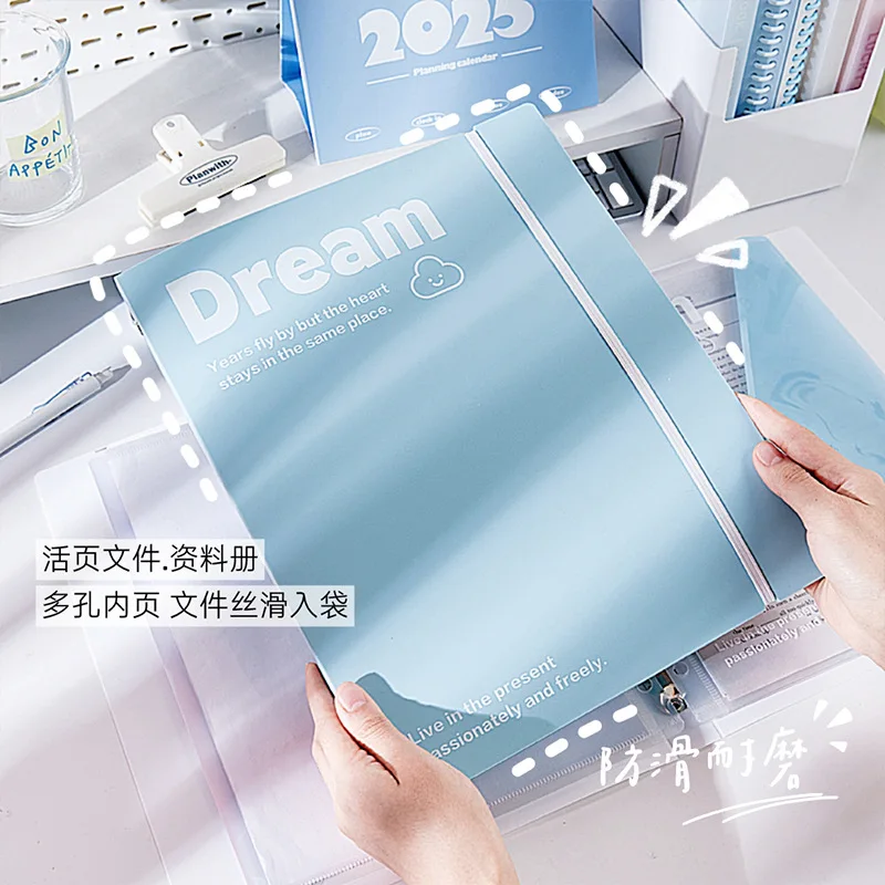Carpeta de anillas con funda transparente adhesiva para documentos - imagen 3