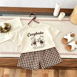 Conjunto de camiseta y pantalón corto verano para niño