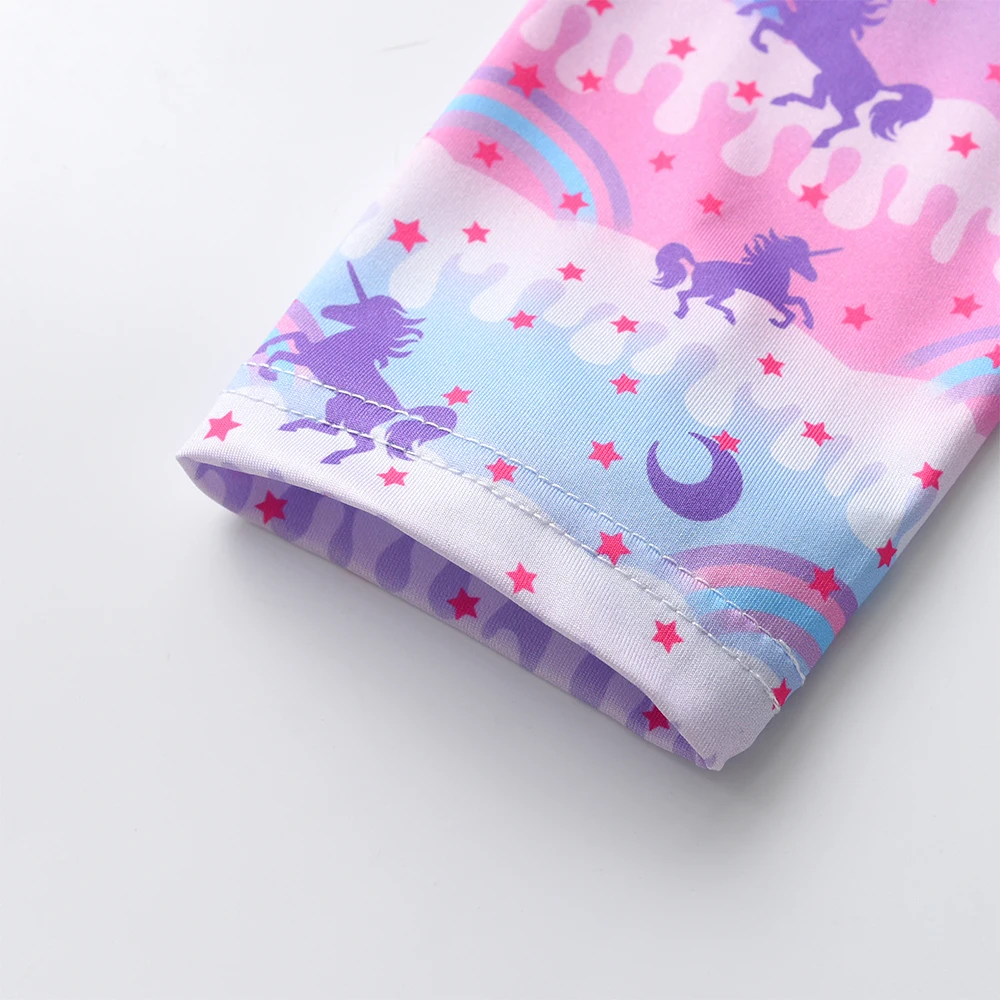 DXTON Pantalones para niña de otoño con unicornio y sirena - imagen 4