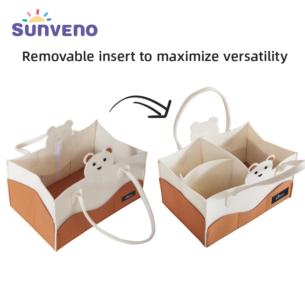Sunveno neceser de pañales portátil para bebé - imagen 4