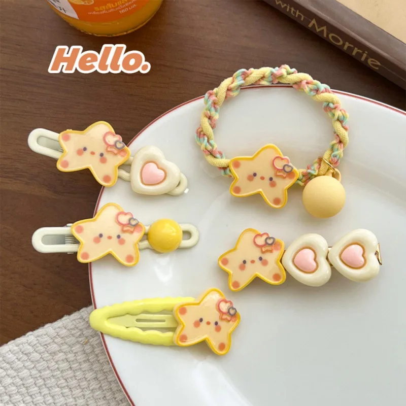 Clip de pelo con estrella para flequillo en pico de pato para niños - imagen 3