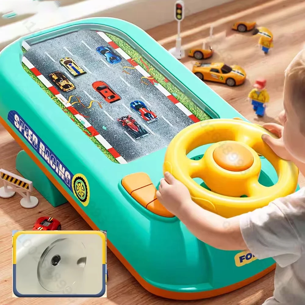 Volante musical de juguete con sonido para carreras infantiles