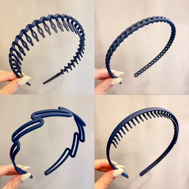 Banda para la cabeza coreana basica de ninas - Aro del pelo y pasador - imagen 4
