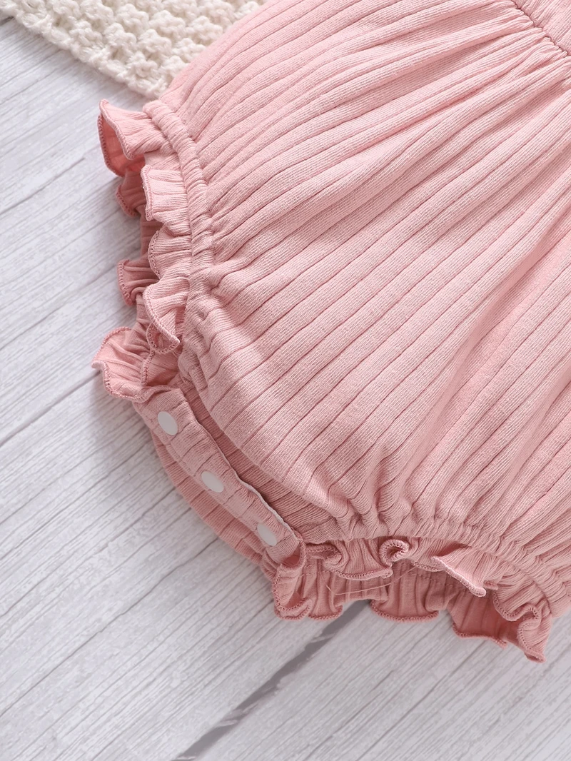 Pelele rosa con diadema para bebé niña - imagen 3