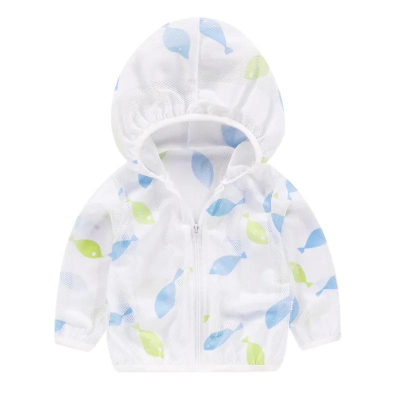 Camiseta de protección solar para niños de verano transpirable