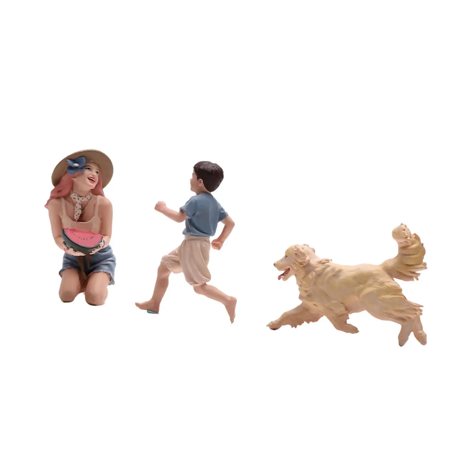 Figura de resina para dioramas y micropaisajes, femenina - imagen 2