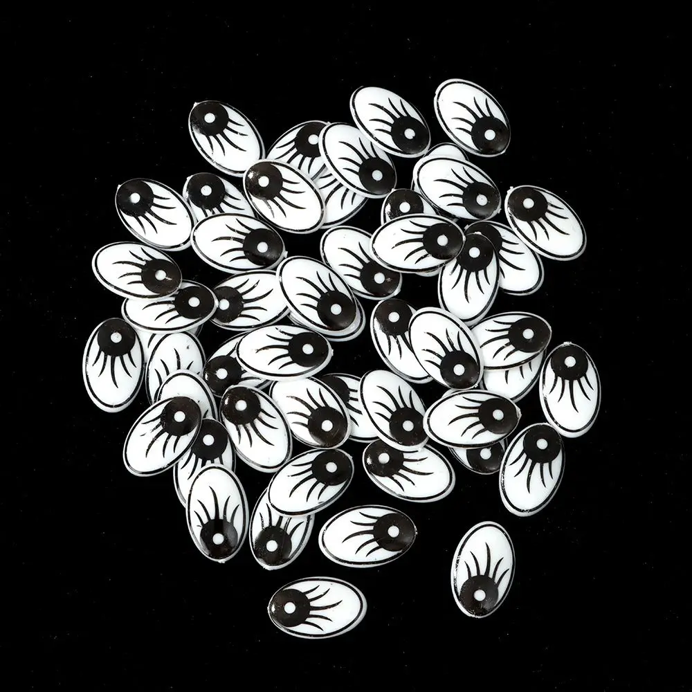 Ojos de seguridad para muñecas amigurumi blanco y negro - imagen 2