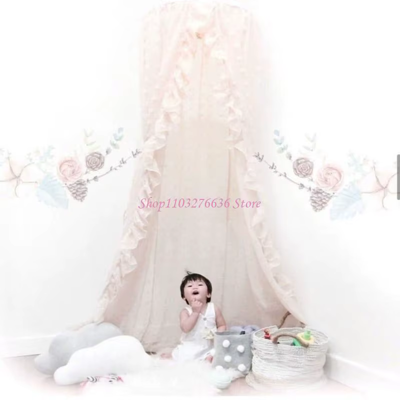 Mosquitera para cuna de bebé colgante de tul para dormitorio