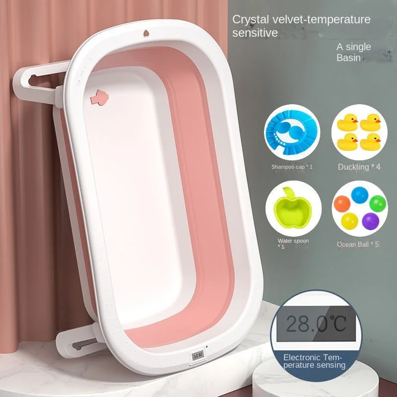 Bañera plegable LazyChild para bebé – Portátil y reclinable 2 posiciones
