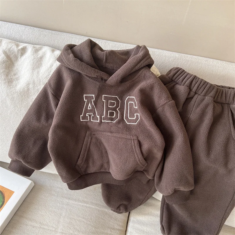 Traje acolchado grueso para niños otoño e invierno de ocio unisex - imagen 5