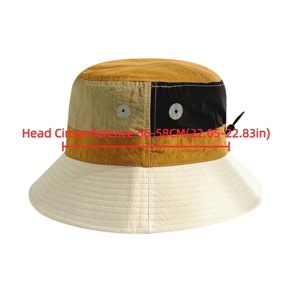 Sombrero de pescador anti-UV plegable ligero para verano con parches - imagen 5