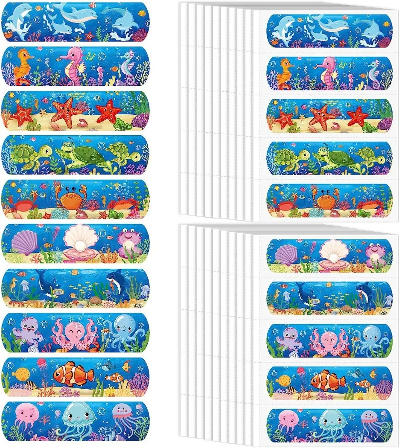 Diseño divertido de tirita infantil