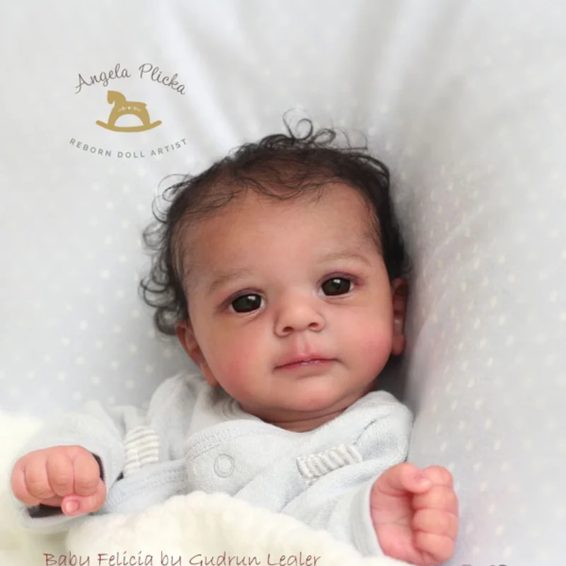 Kit Reborn Felicia – Muñeca vinilo 19 pulgadas DIY para pintar - imagen 3
