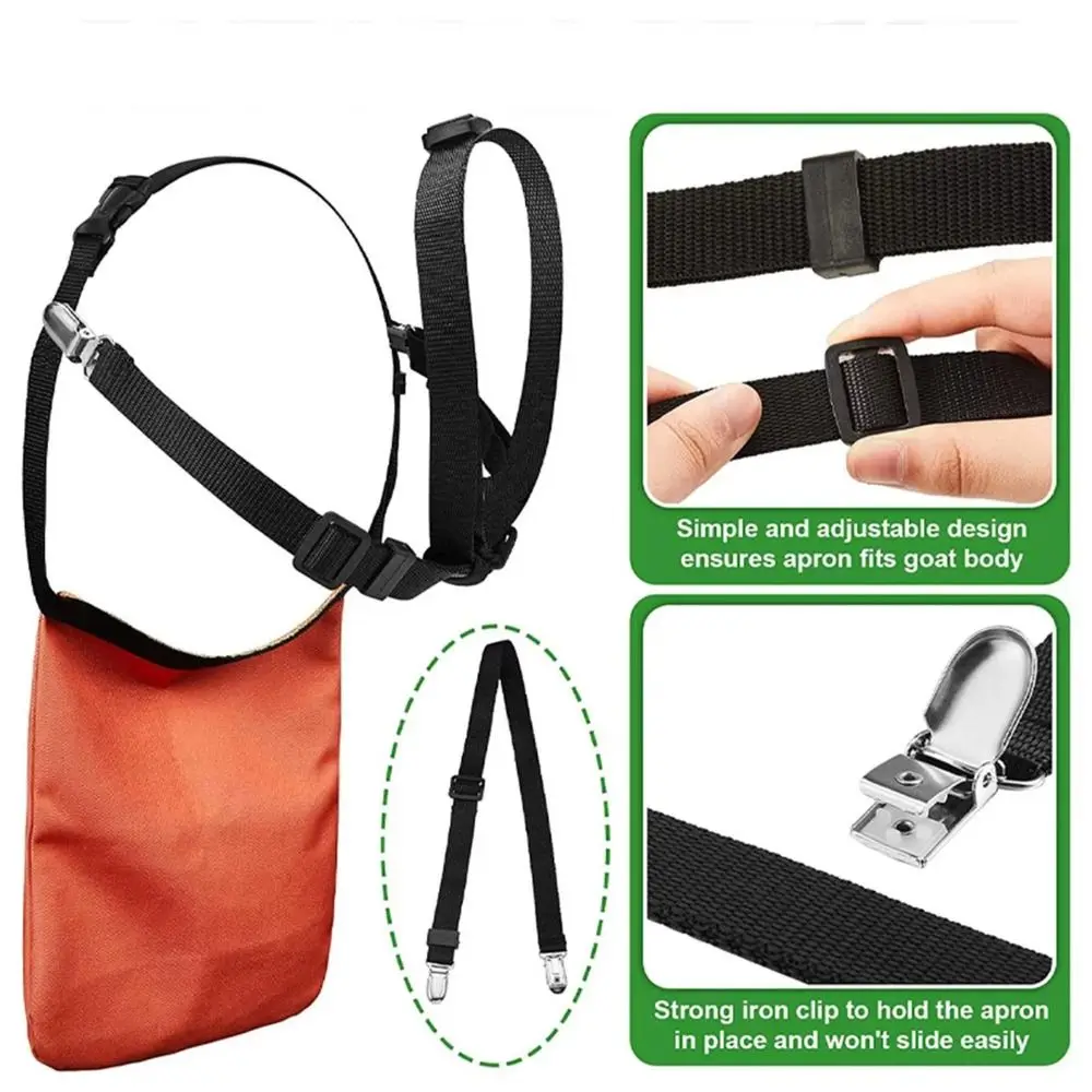 Delantal antiapareamiento ajustable para cabras transpirable resistente - imagen 4