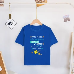 Camiseta hermano mayor infantil – Anuncio embarazo niño verano