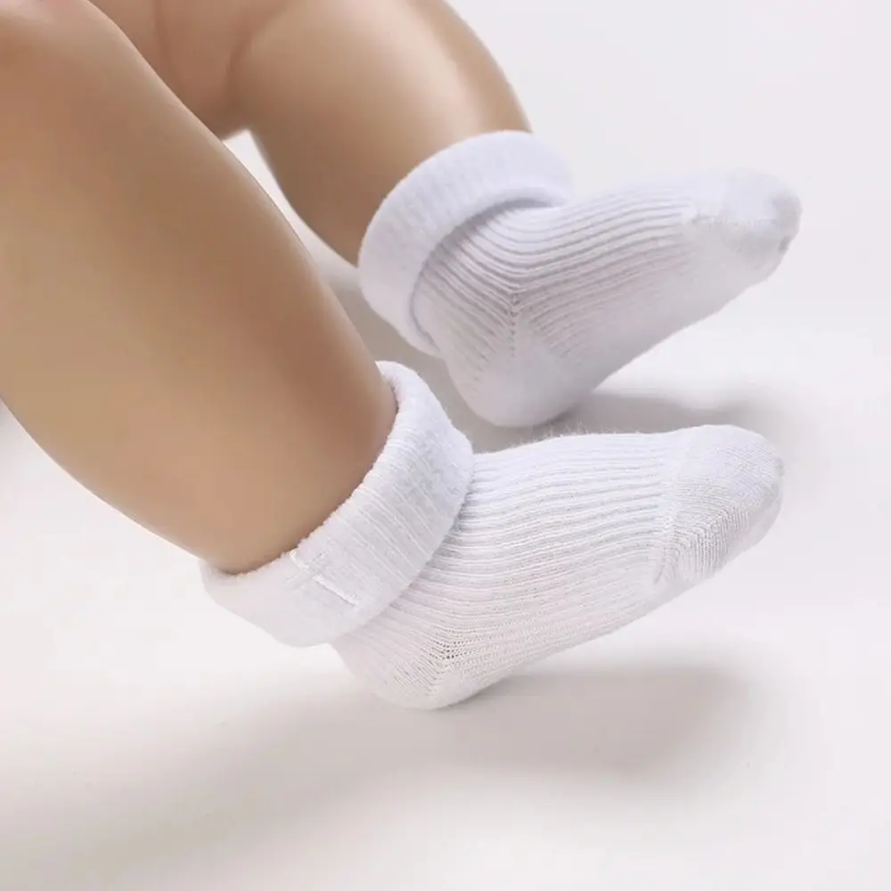 Calcetines blancos algodón encaje bebé 0-18 meses – Bautismo - imagen 3