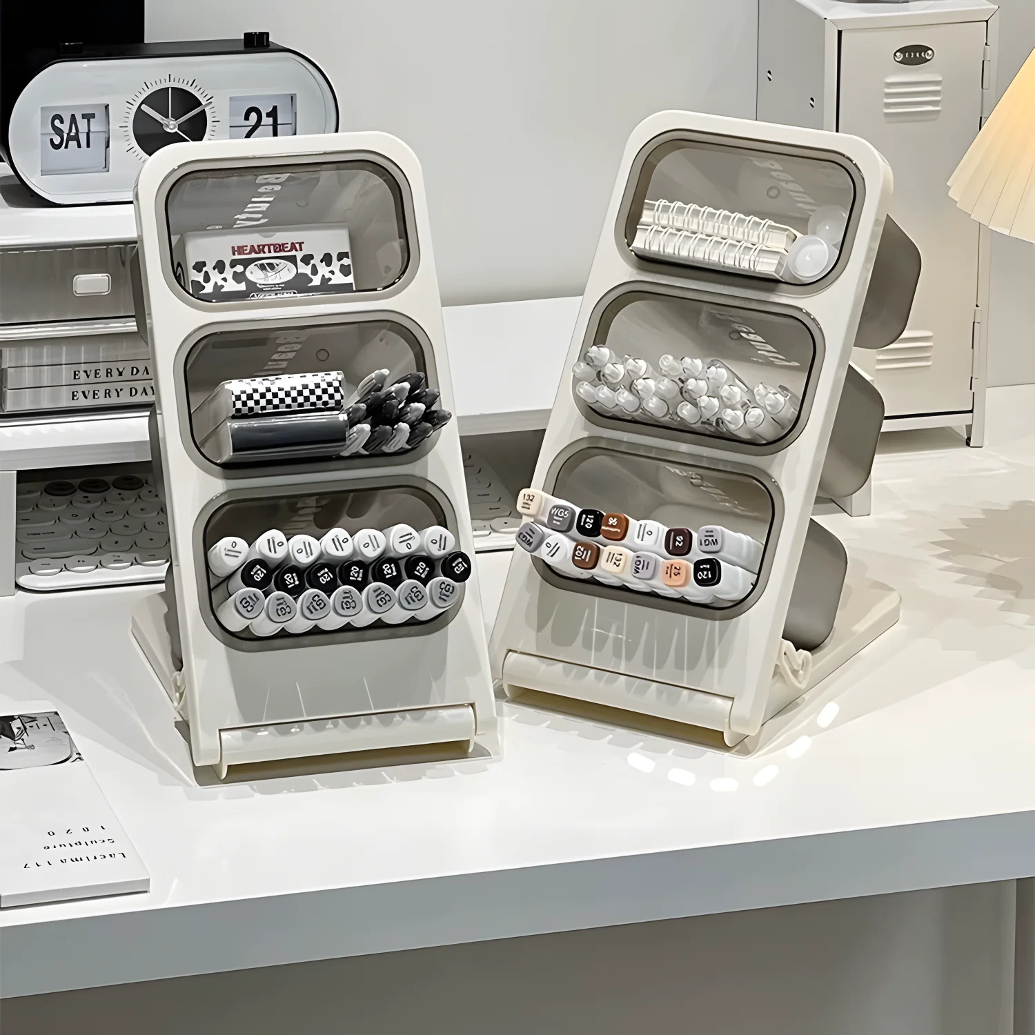 Organizador plegable infantil con compartimentos – Cajitas para niños - imagen 2