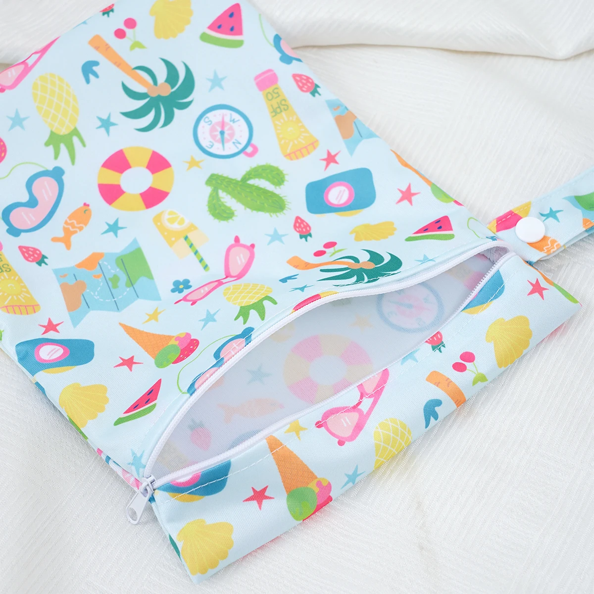 Elinfant Bolsa de Pañales Reutilizable Impermeable Húmeda y Seca - imagen 5