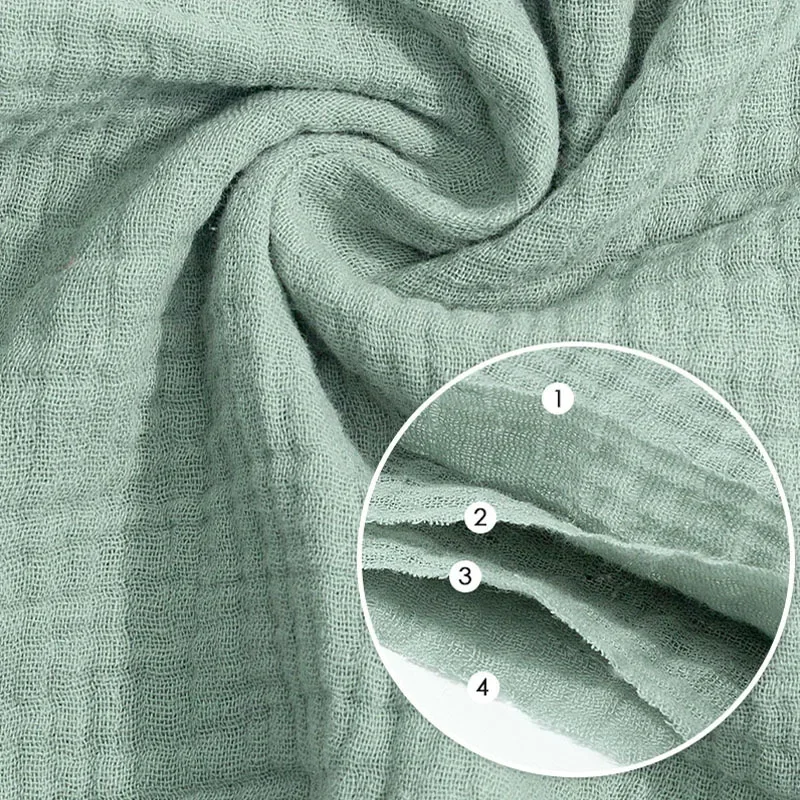 Toalla de muselina de algodón para recién nacido – Suave y absorbente - imagen 4