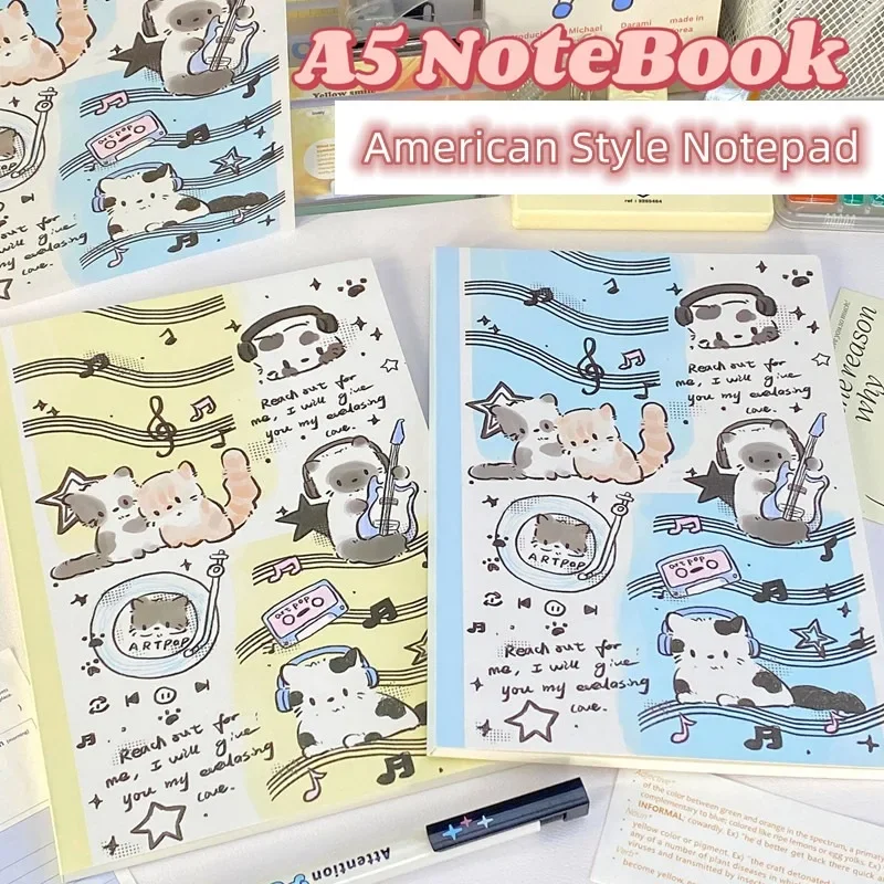Cuaderno en uso creativo