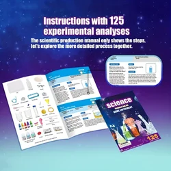Kit de ciencias STEM con experimentos y guía educativa para niños