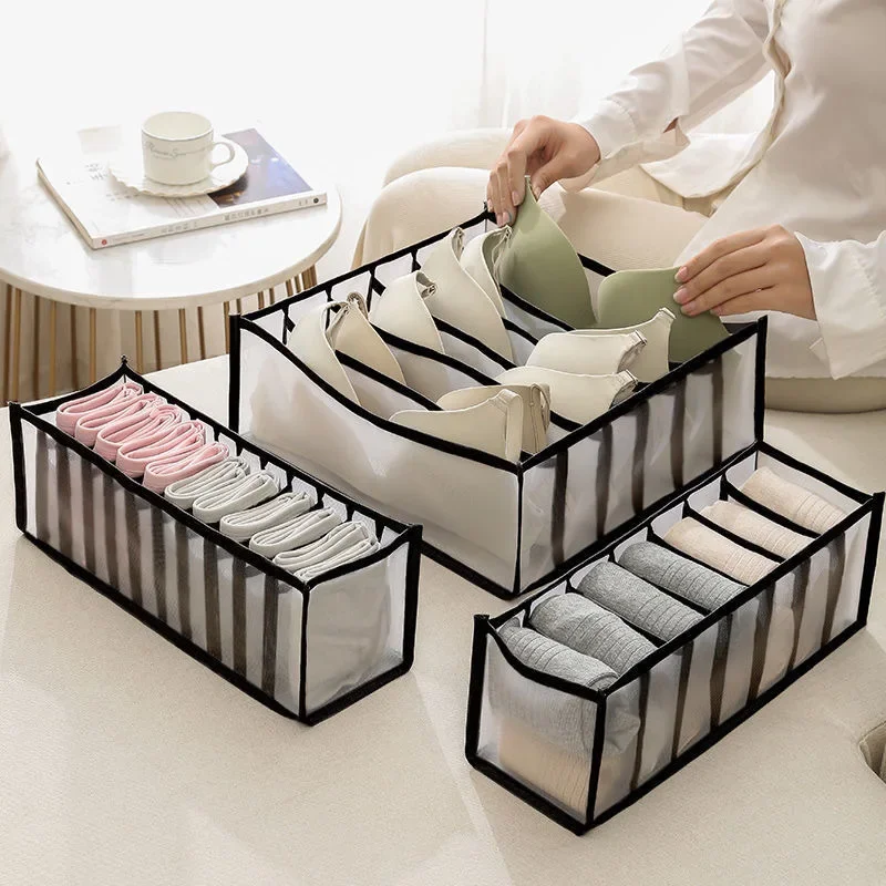 Caja organizadora de vaqueros en cajón