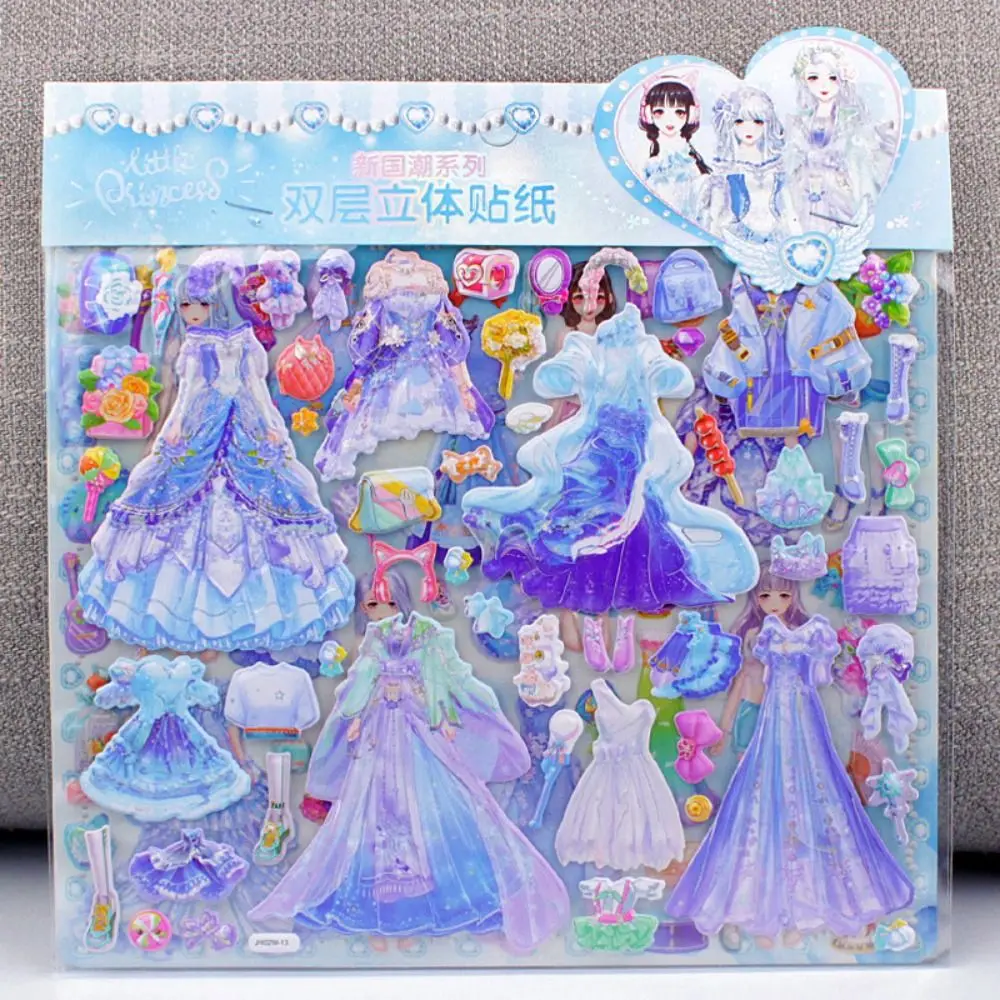 Pegatinas 3D para disfraz de princesa con encaje abullonado - imagen 5