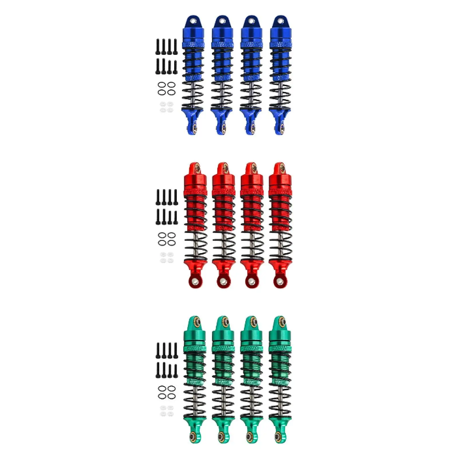 Amortiguadores RC 1/18 D90 - juego de 4, resistentes para coche - imagen 4