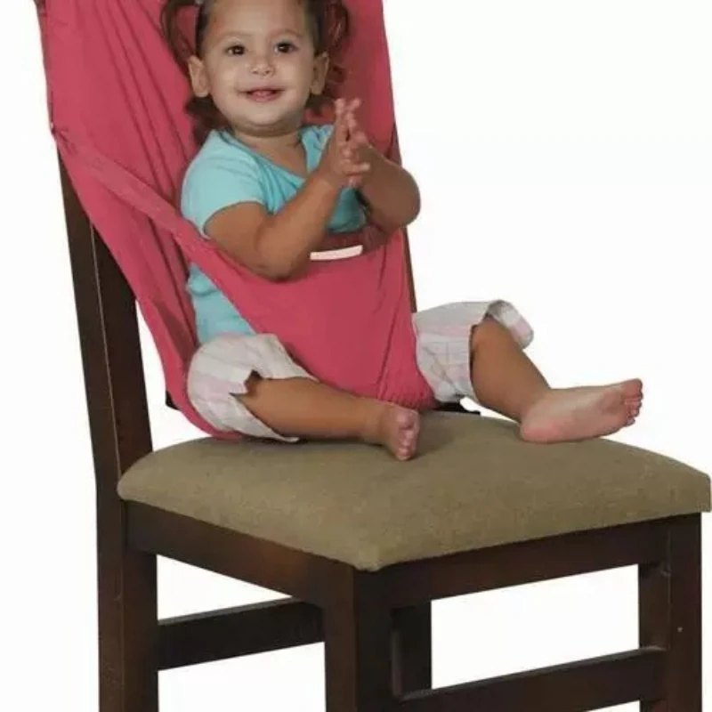 Trona para bebé con arnés y funda de asiento Oxford en comidas fuera - imagen 2