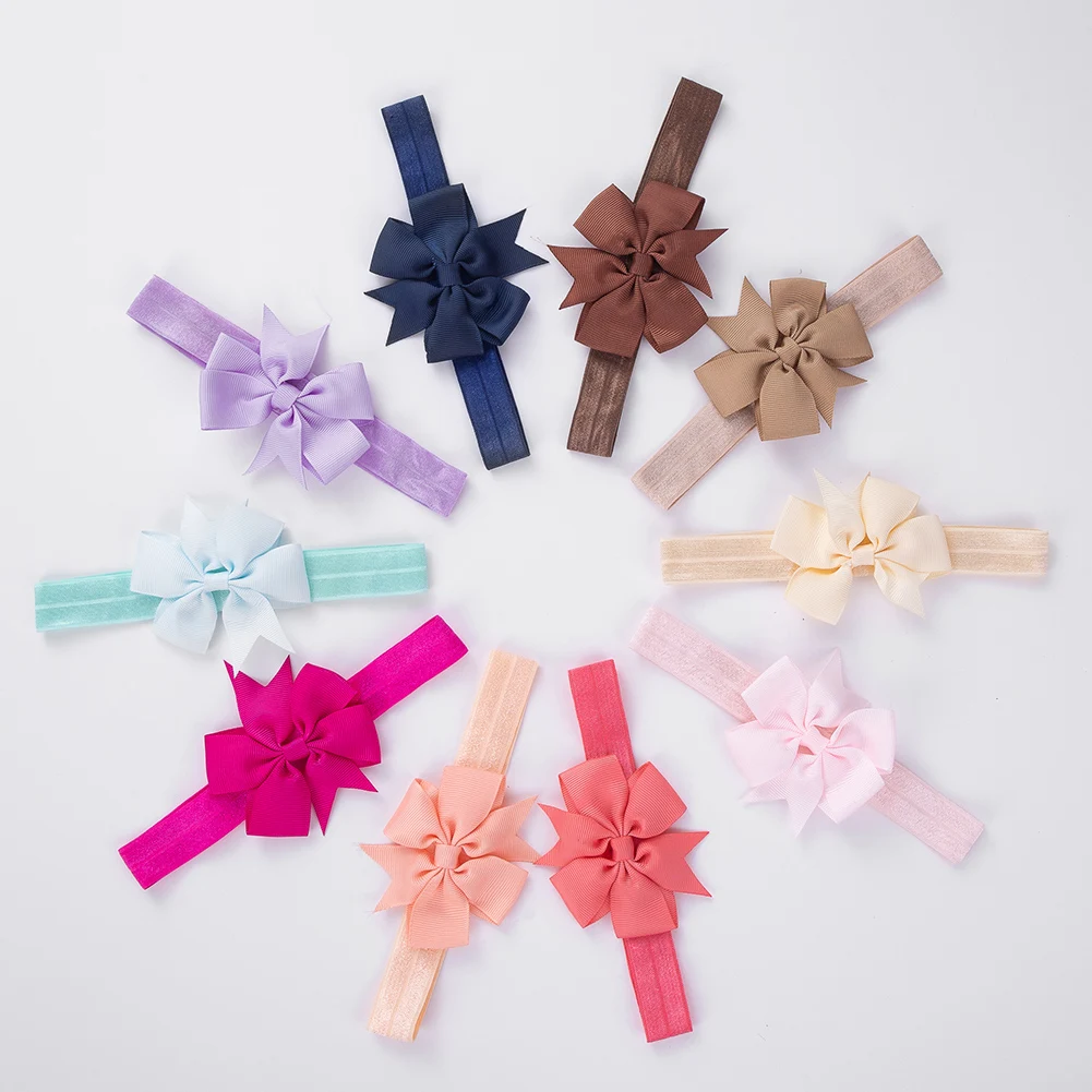 Diadema elástica con lazo para niña – Complemento infantil - imagen 4
