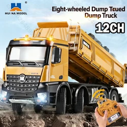 HUINA 1536 camión volquete RC teledirigido de aleación para niños