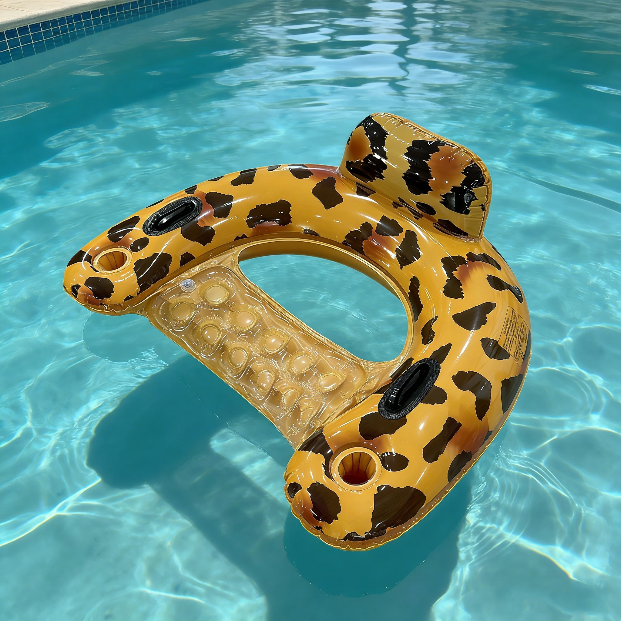 Silla flotante inflable para piscina y playa, asiento individual - imagen 5