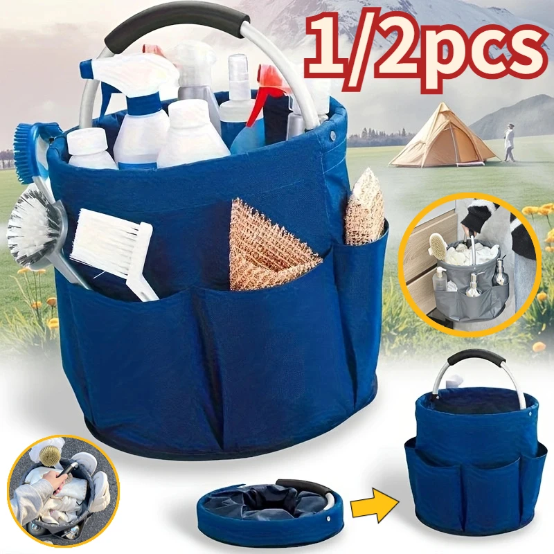 Cesta organizadora infantil pliable – Bolsa multiusos con asa - imagen 2