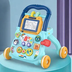 Andador antivuelco multifuncional para bebés, ayuda a caminar