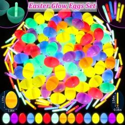 Juego de huevos de Pascua luminosos para niños