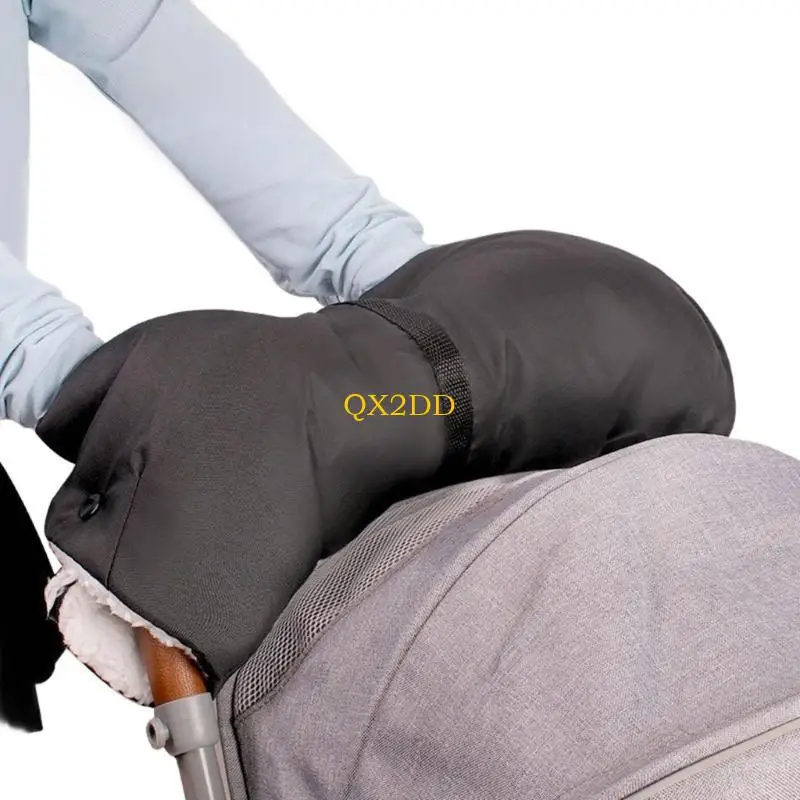 Manoplas para cochecito impermeables con forro de felpa y franela - imagen 4