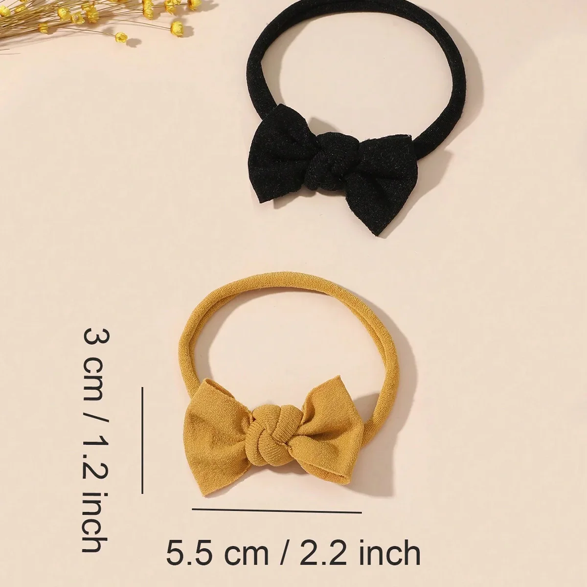 Diadema recién nacido con lazo ultra suave para la piel del niño - imagen 3