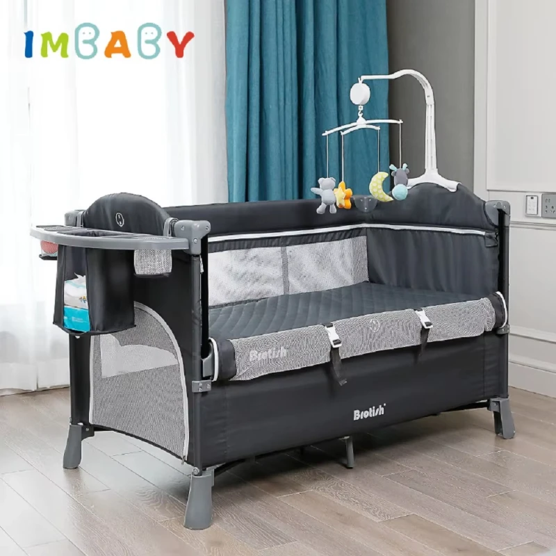 IMBABY Cuna Convertible Moisés Portátil - Cama plegable - imagen 4