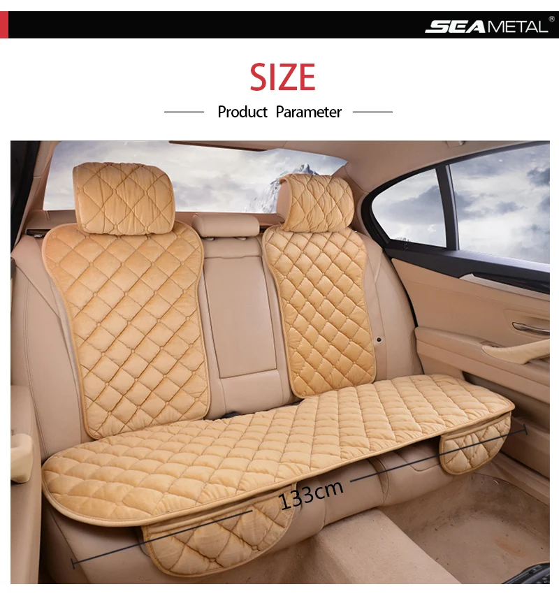 Funda para asientos del coche en color caqui