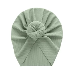Gorro turbante acanalado para bebé – Temporada primavera y otoño