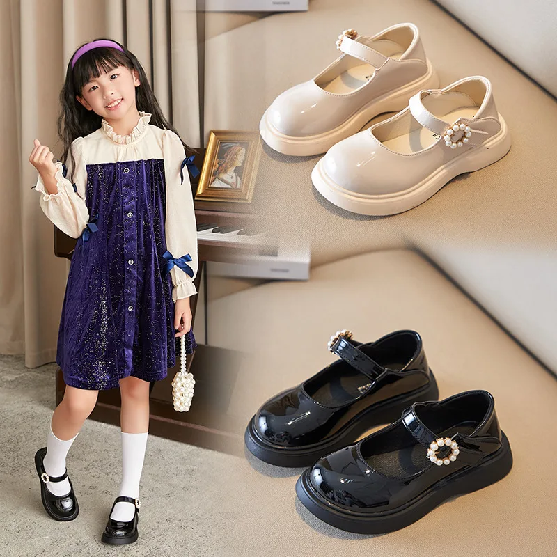 Zapatos Mary Jane de cuero para niña – princesa elegantes - imagen 4