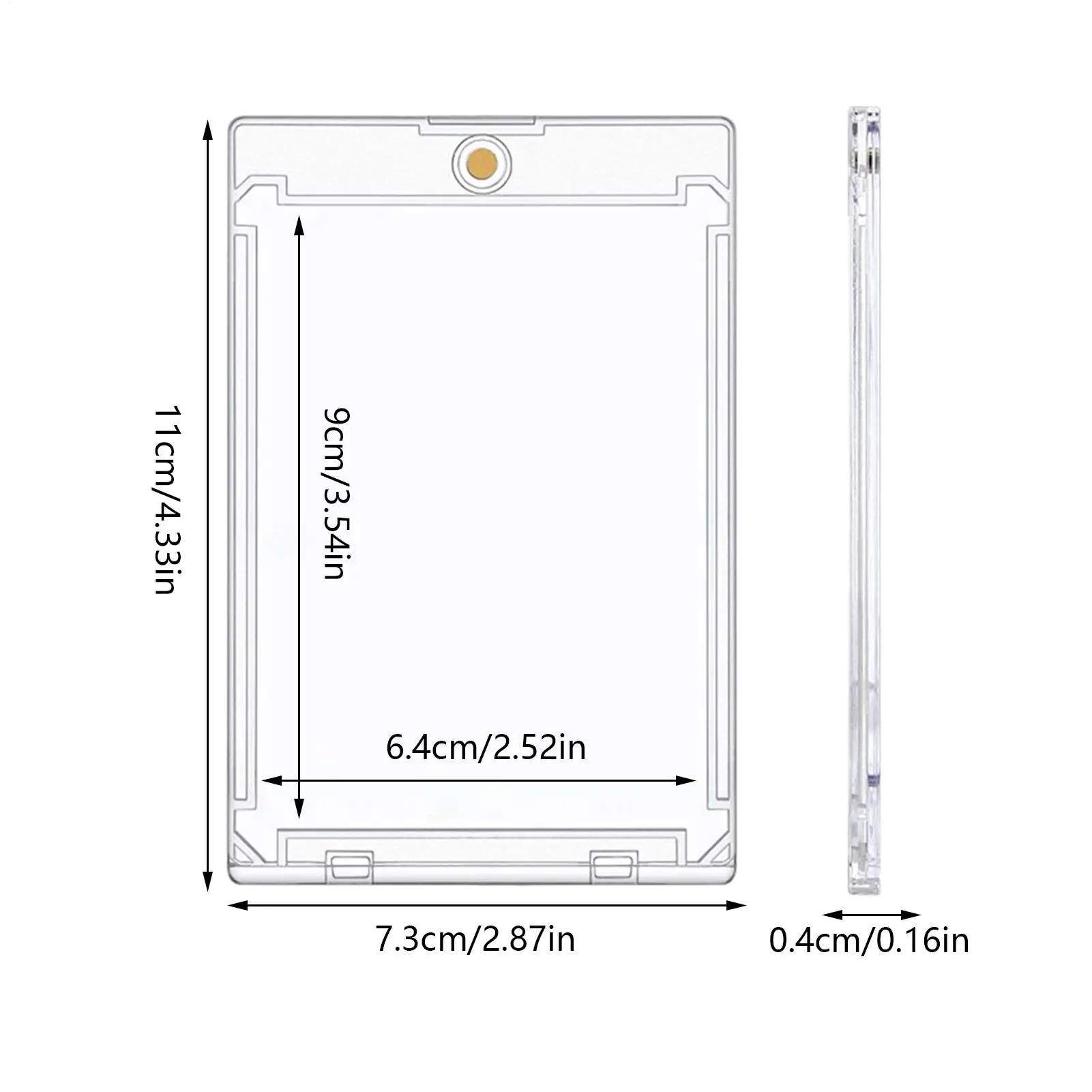 Fundas protectoras para tarjetas de béisbol con protector magnético - imagen 3